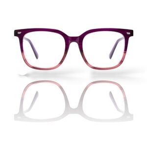 New🌹 Max Studio Purple Wine Tortoise Oversized Reading Glasses +1.50 Unisex